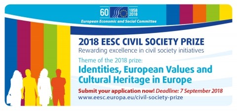 The 2018 EESC civil society prize: Identities, European Values and Cultural Heritage in Europe 